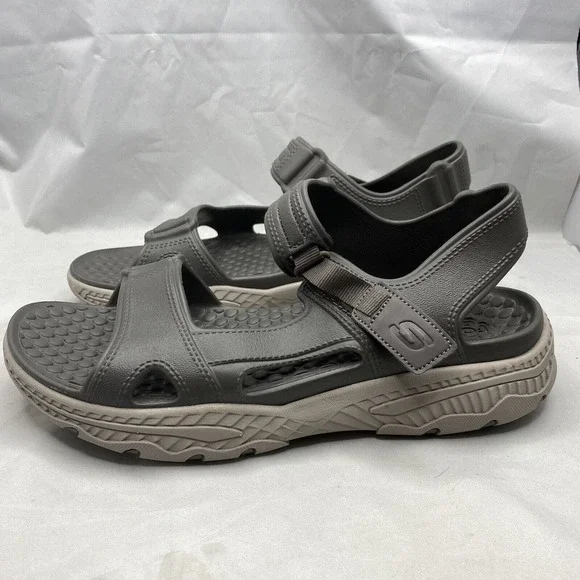 Skechers Foamies Creston Ultra Sandals Taupe Grey 243094 Men's Size 12 US - Picture 2 of 8